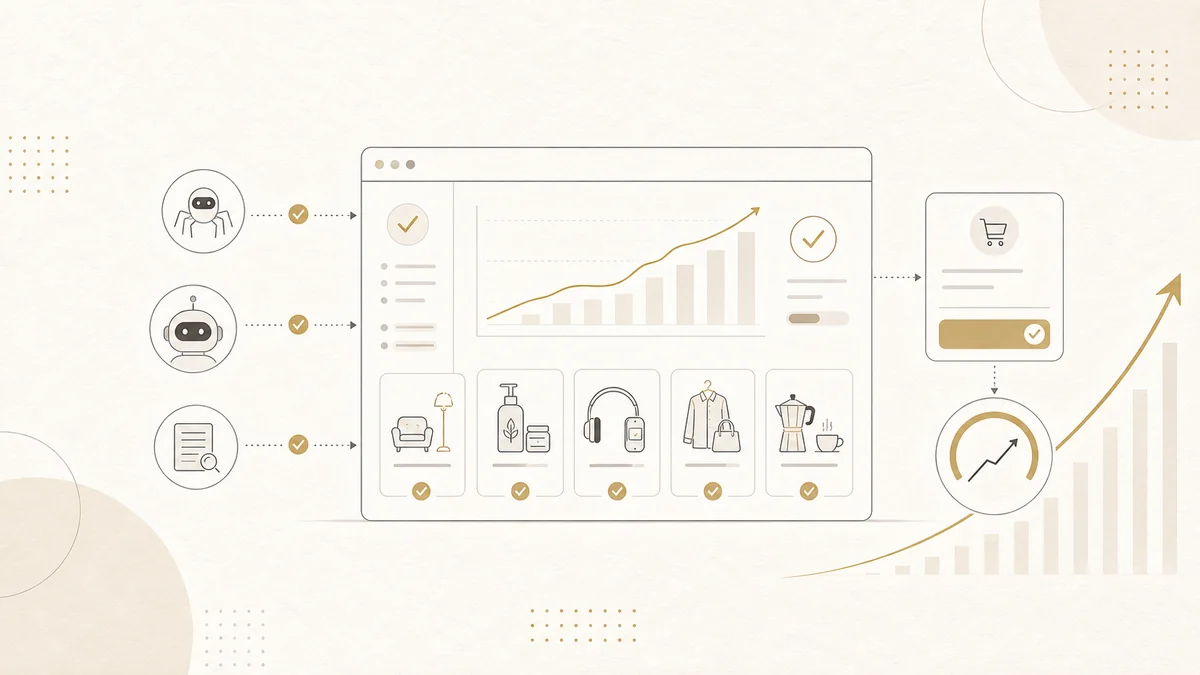 Agentic Page early adopter revenue and AI traffic growth dashboard